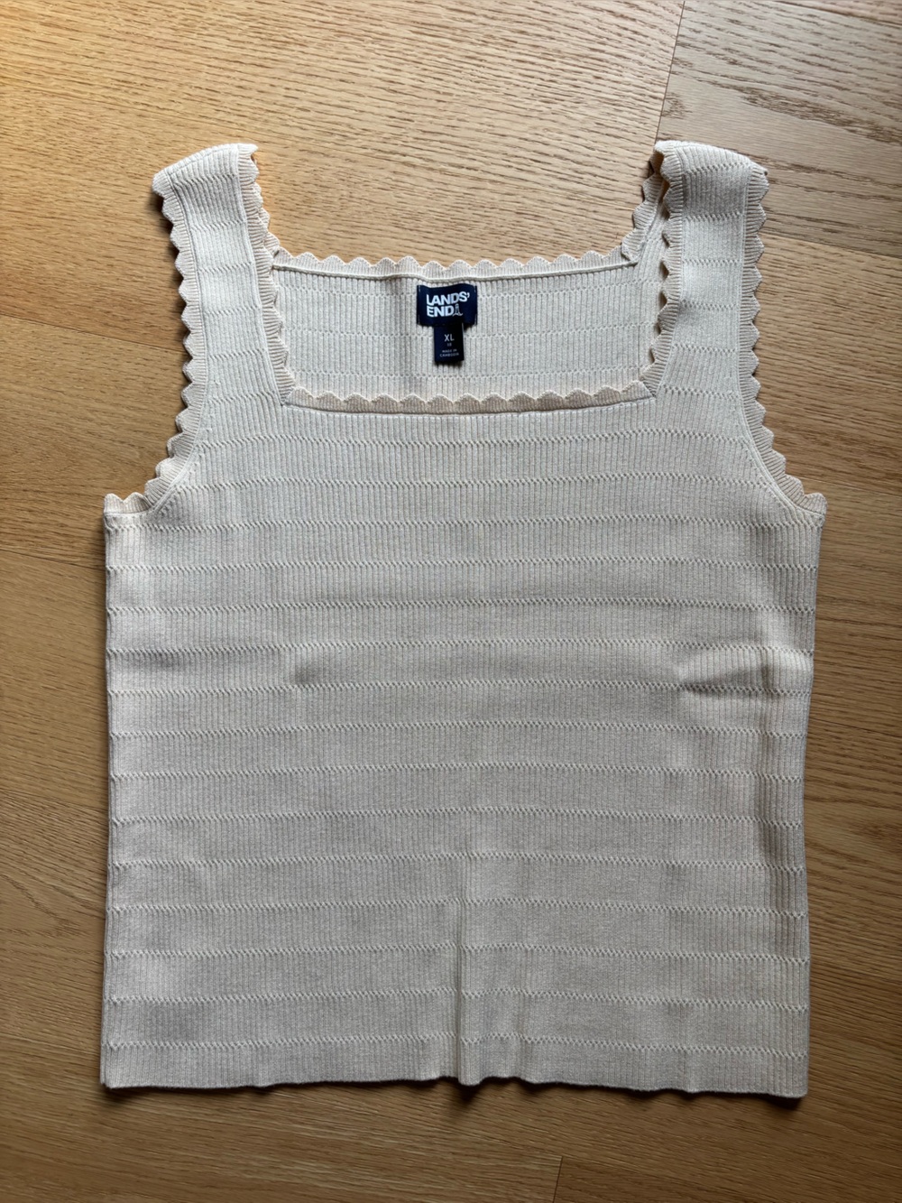 Women’s Lands End sweater tank top size XL